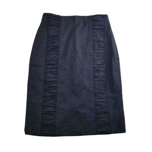 BB Dakota Black Ruched Skirt Women Size 0 Style BD39556